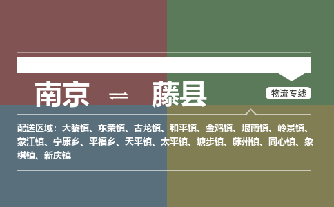 南京到藤县物流公司-南京到藤县专线（今日/报价）