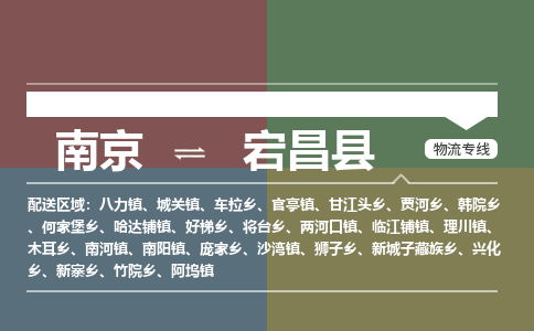 南京到宕昌县物流公司-南京到宕昌县专线（今日/报价）