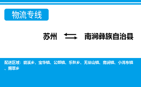 苏州到南涧彝族自治县物流专线-苏州至南涧彝族自治县货运高效低价,一站式物流服务 苏州到南涧彝族自治县物流专线-苏州至南涧彝族自治县货运高效低价,一站式物流服务
